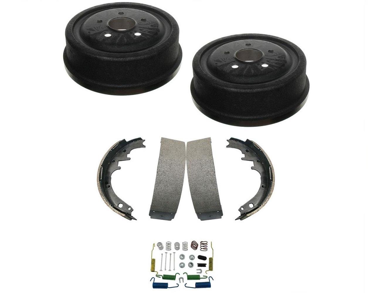 Brake Drums Brake Shoes Springs for Ford Ranger 88-94 with LARGER SIZE 10" Drums