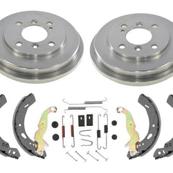 Rear Drums Rear Brake Shoes for Ford Fiesta 2011-2019 SE With Rear Drum Brakes