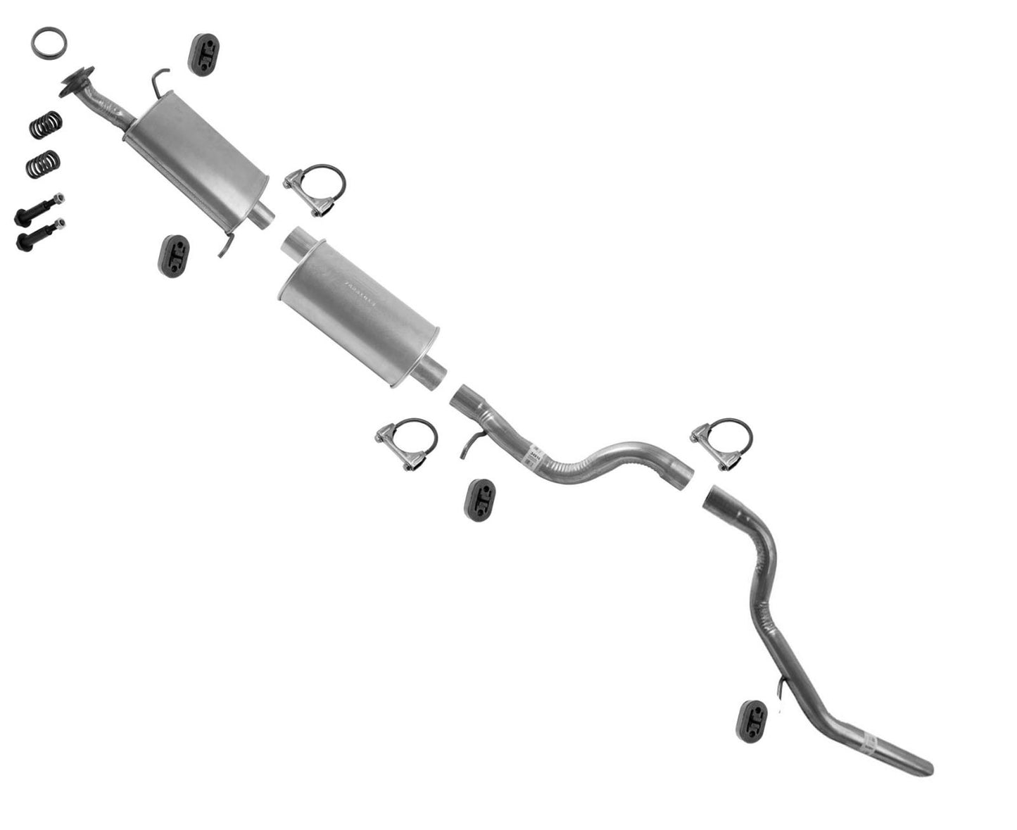 Para sistema de tubo de escape silenciador Ford Explorer 4.6L V8 06-10 fabricado en EE. UU.