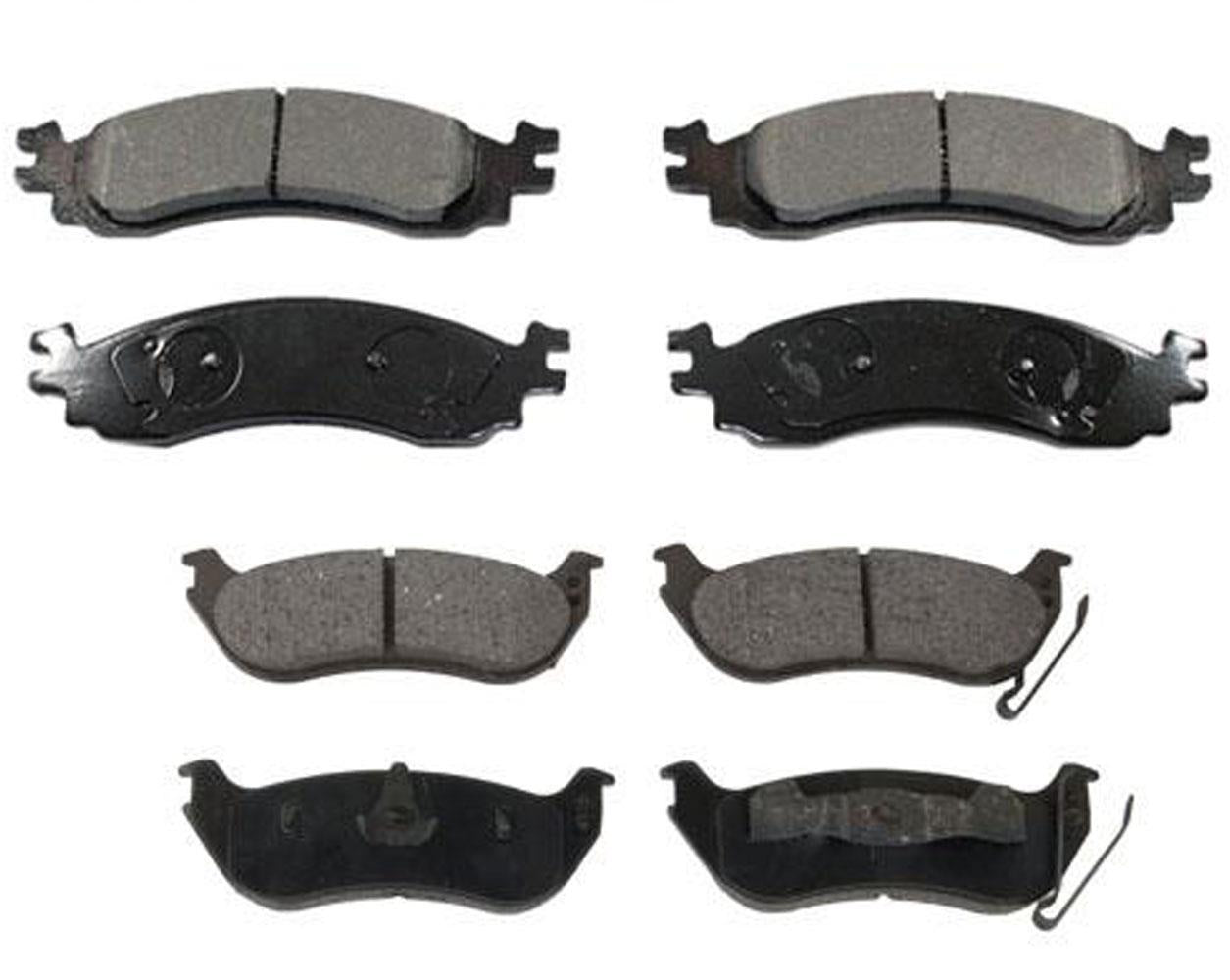 Se adapta a pastillas de freno de cerámica delanteras y traseras Ford Sport Trac 07-2010, 2 juegos