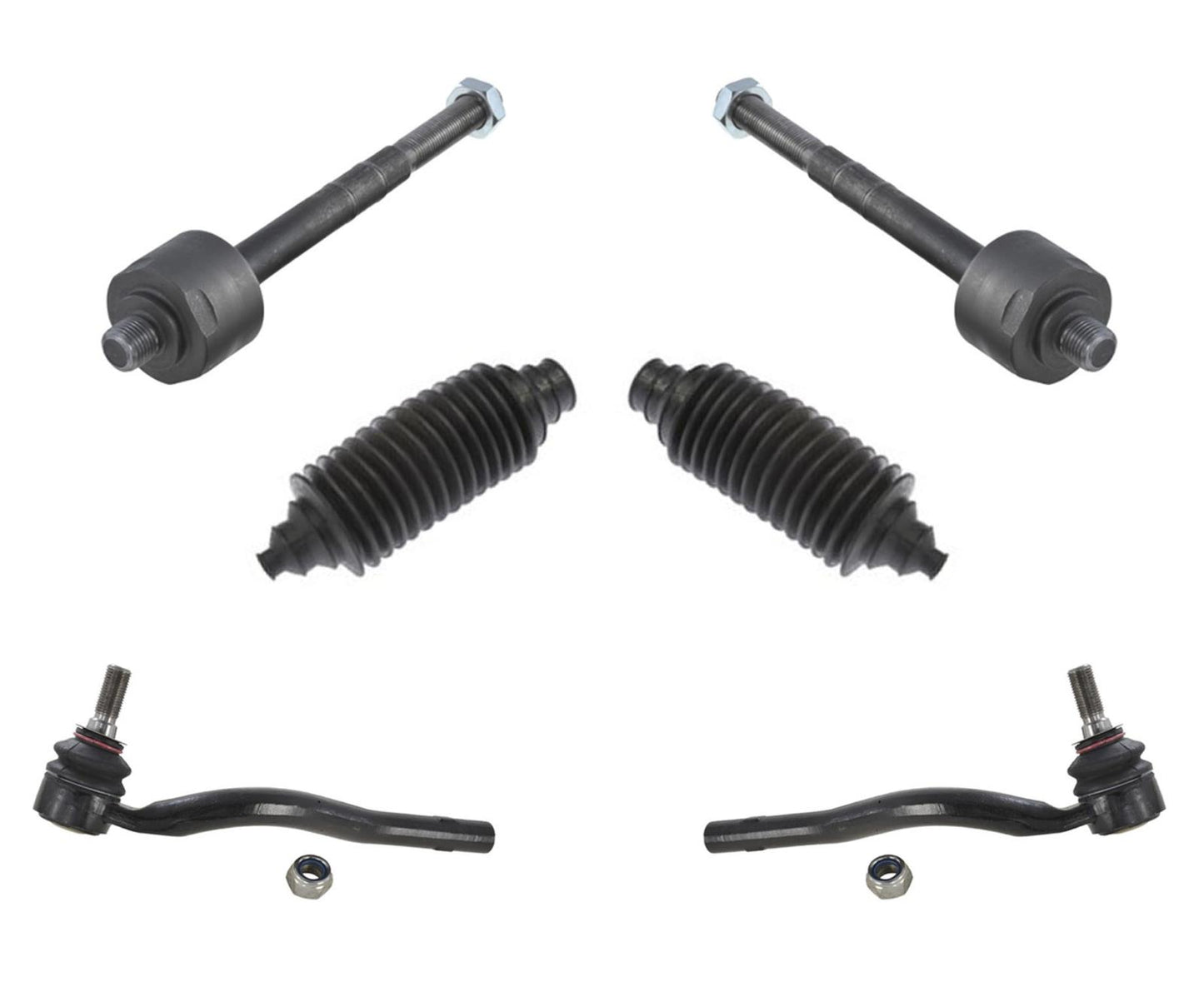Botas delanteras interiores y exteriores Ros W para Mercedes Benz R350 06-12, 6 piezas