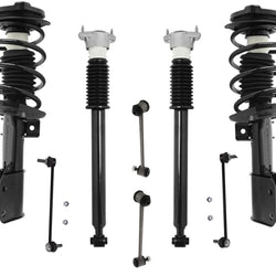 Front Struts Rear Shocks Absorbers for Mercedes-Benz C300 C350 2008-2014 4Matic