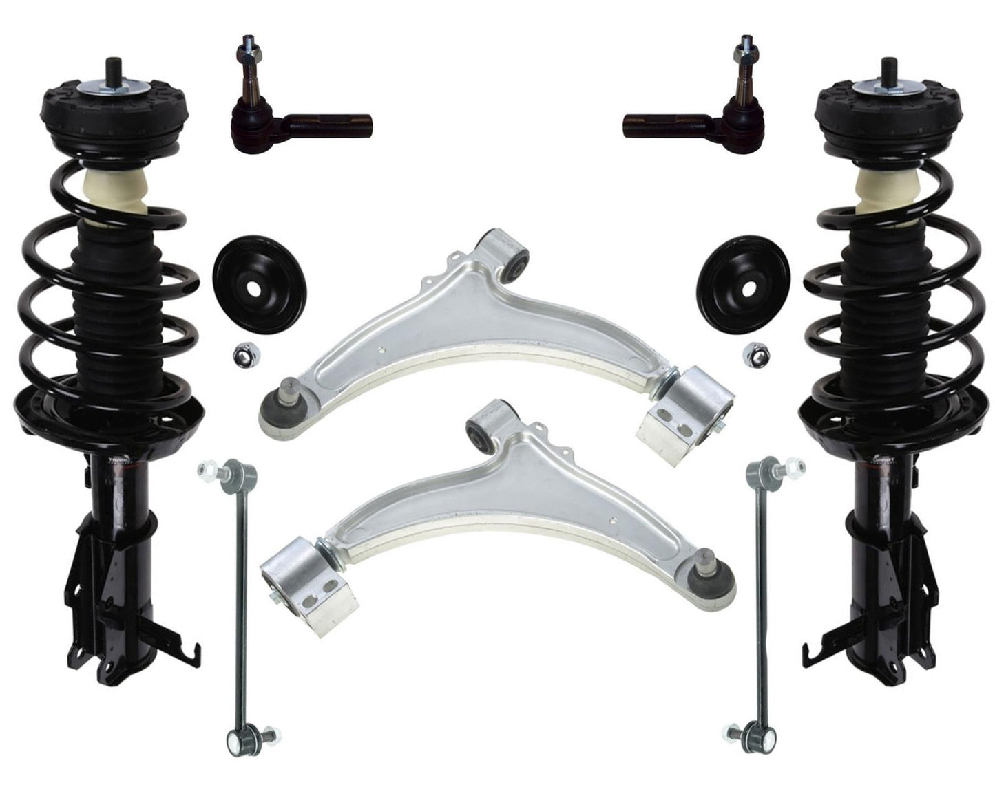 Front Struts Control Arms & Links For Buick Regal 2012-2017 Front Wheel Drive