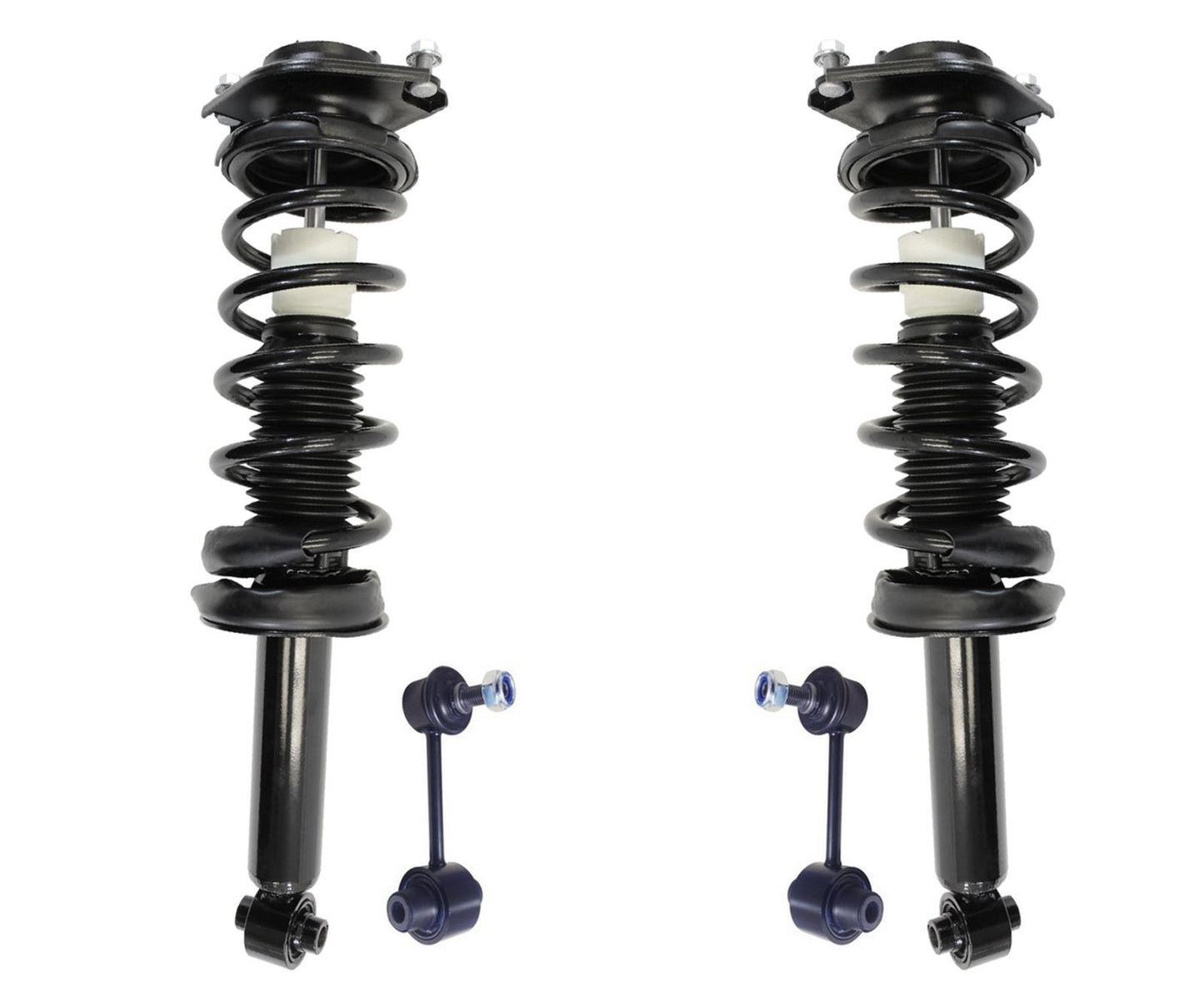 Puntales traseros completos y eslabones de barra estabilizadora para Subaru Outback 2015-2017