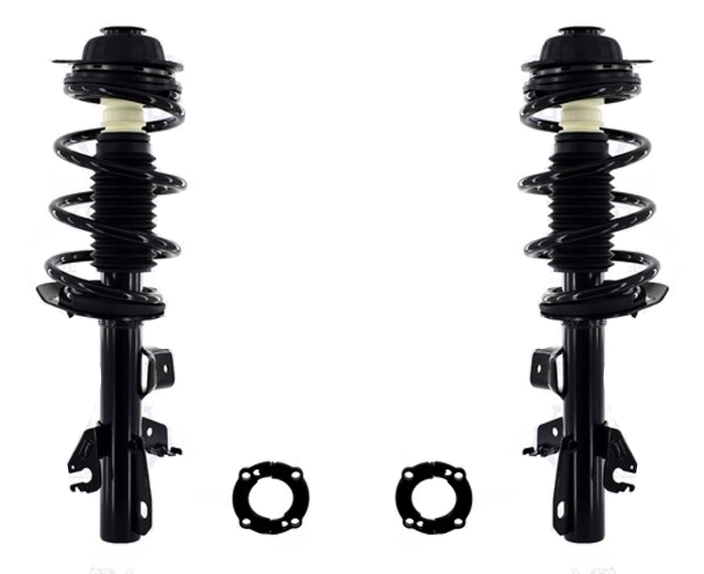 Puntales de resorte helicoidales completos delanteros para Jeep Cherokee AWD Trailhawk 2014-2018
