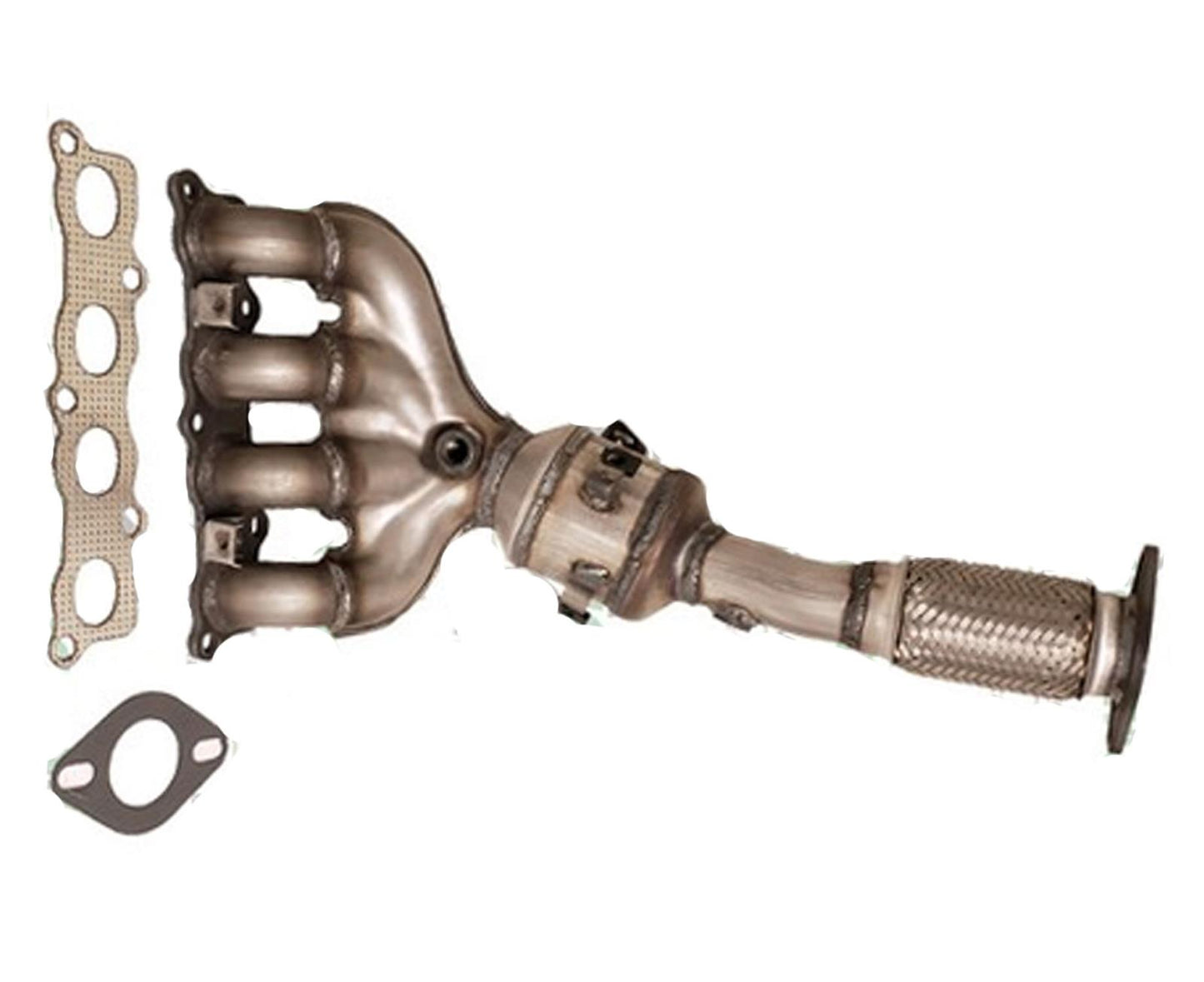 Convertidor catalítico del colector trasero con juntas para Ford Fiesta 1.6L 2011-2019