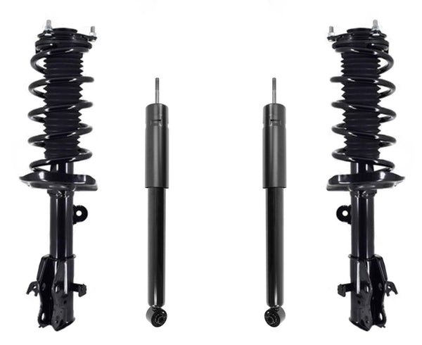 Front Left & Right Complete Spring Struts for Acura RDX 2013-2018 + Rear Shocks