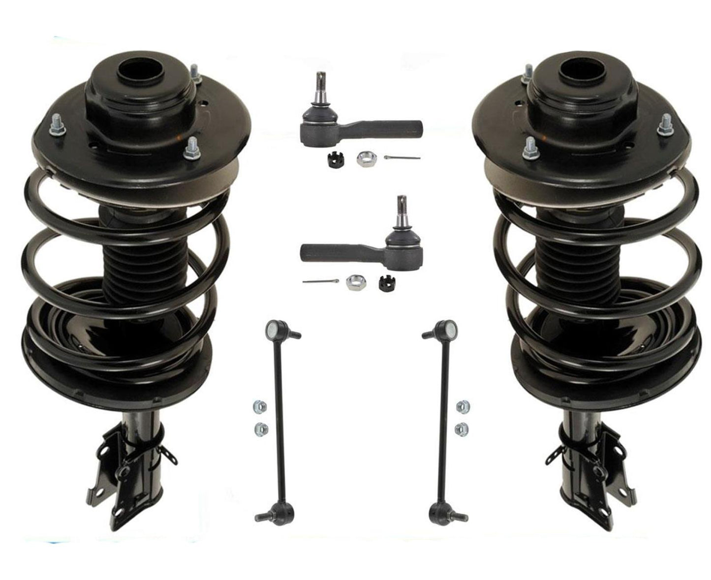 Caravan Grand Caravan Town & Country 01-04 V6 Front Struts Sway Bars & Tie Rods