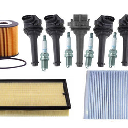 Direct Ignition Coils Spark Plugs Air Oil Cabin Filters For 2001-2004 Volvo S60