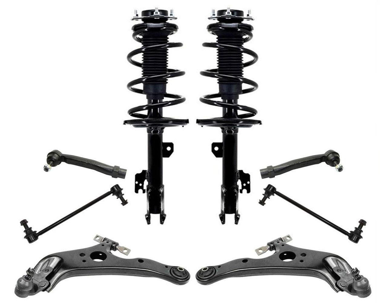 Struts Control Arms & Links For Sienna XLE 8 Passenger Frnt Wheel Drive 15-2020