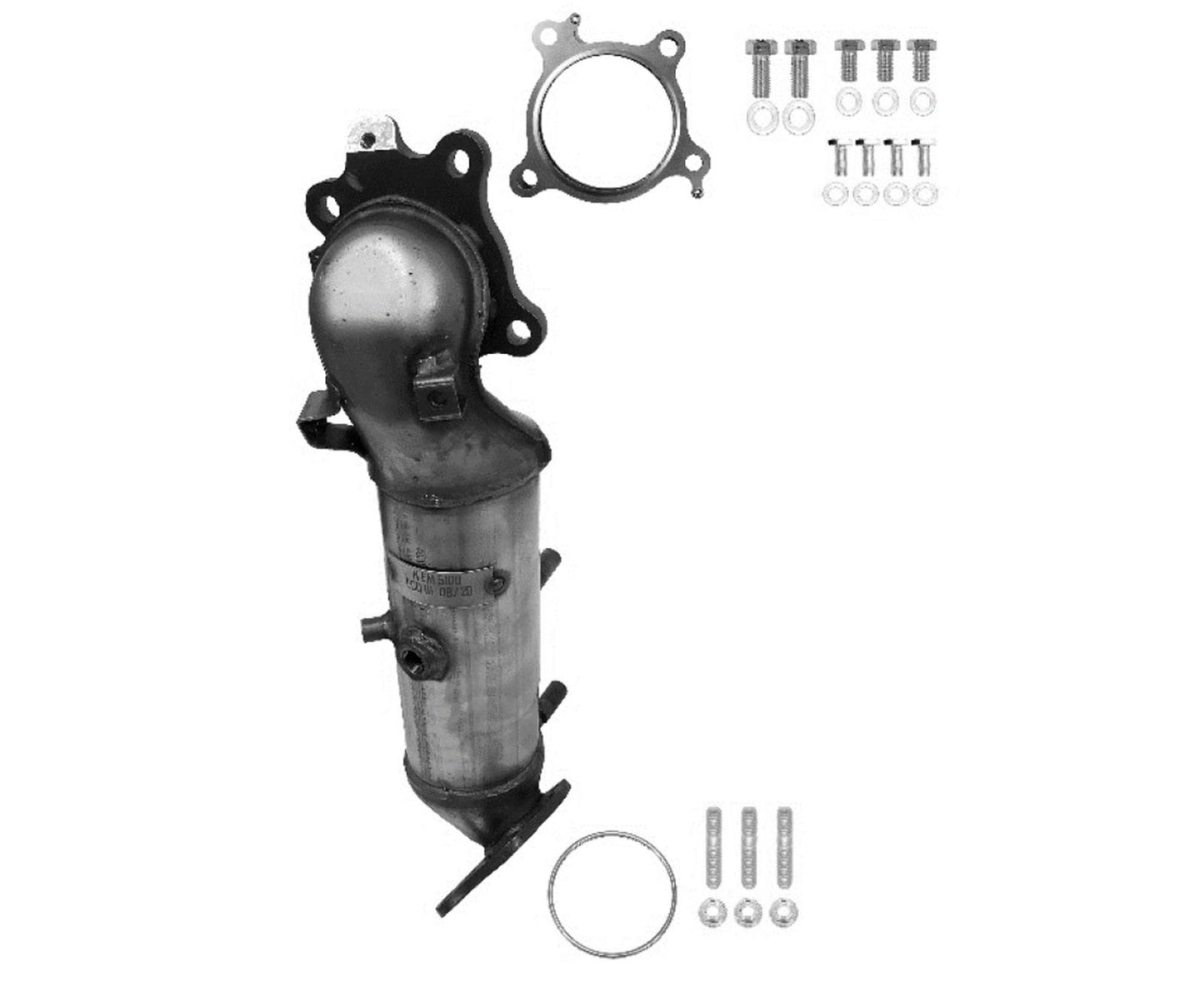 Convertidor catalítico del colector delantero con juntas para Honda Civic 1.5L 2016-2021