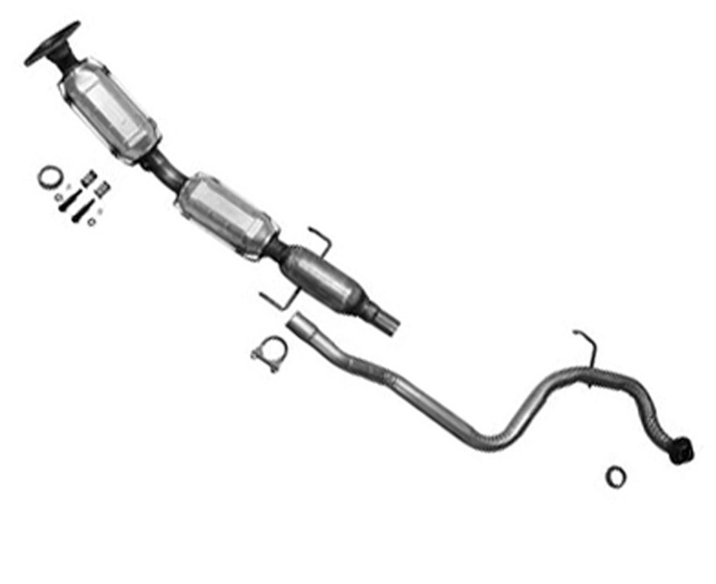 For 2006-11 Yaris 1.5L Hatchback Dual Catalytic Converter Extension Pipe Gaskets