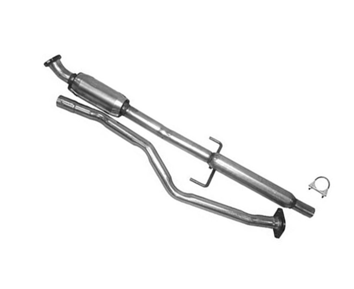 Se adapta al tubo resonador de extensión del convertidor catalítico principal trasero TC 2.4L 2005-2010