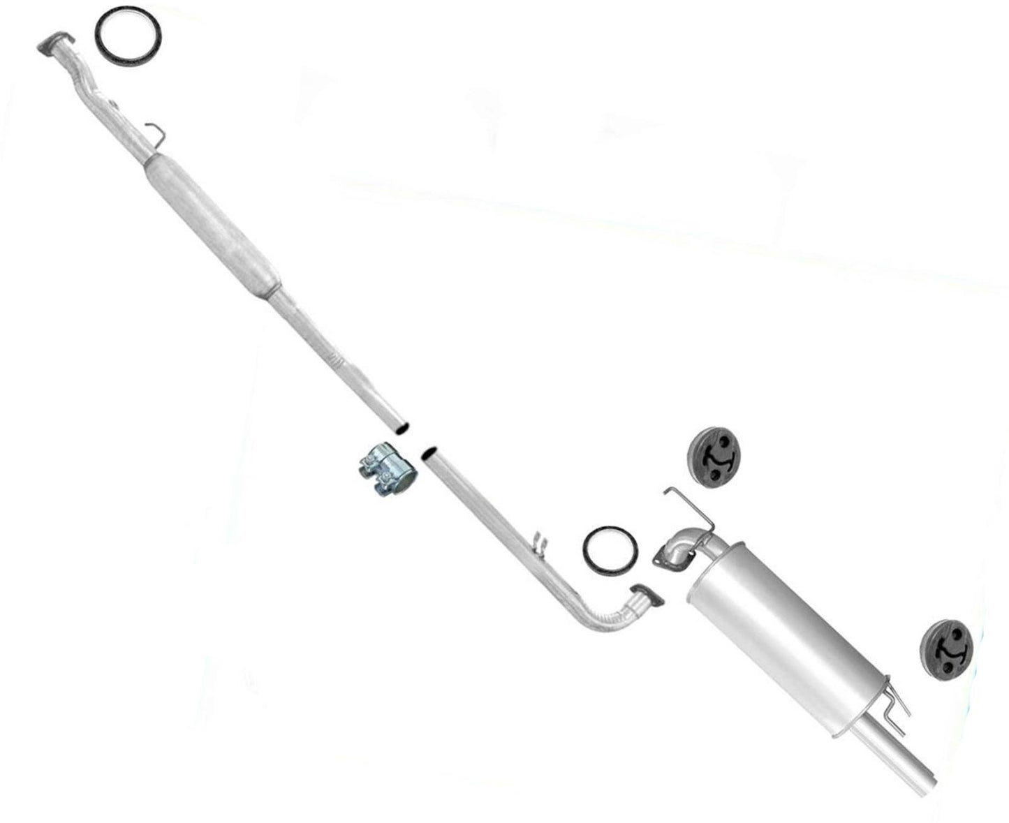 100% nuevo sistema de tubo de escape silenciador para Toyota Camry para Lexus ES300 95-96 3.0L