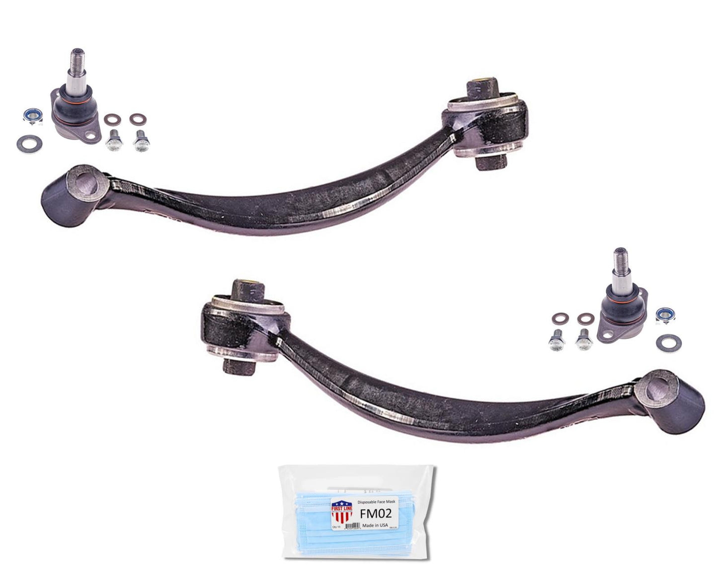 Bujes y rótulas de brazos de control delanteros inferiores delanteros para Bmw X3 2011-2017 4 piezas