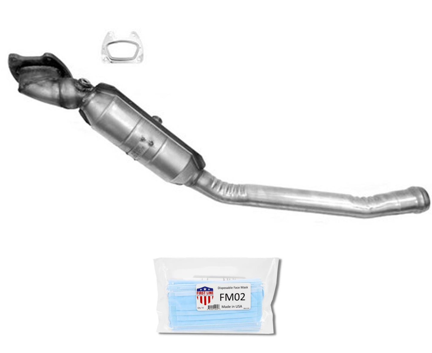 Convertidor catalítico de tubo lateral del conductor para Jeep Grand Cherokee 3.6L 2013-2019