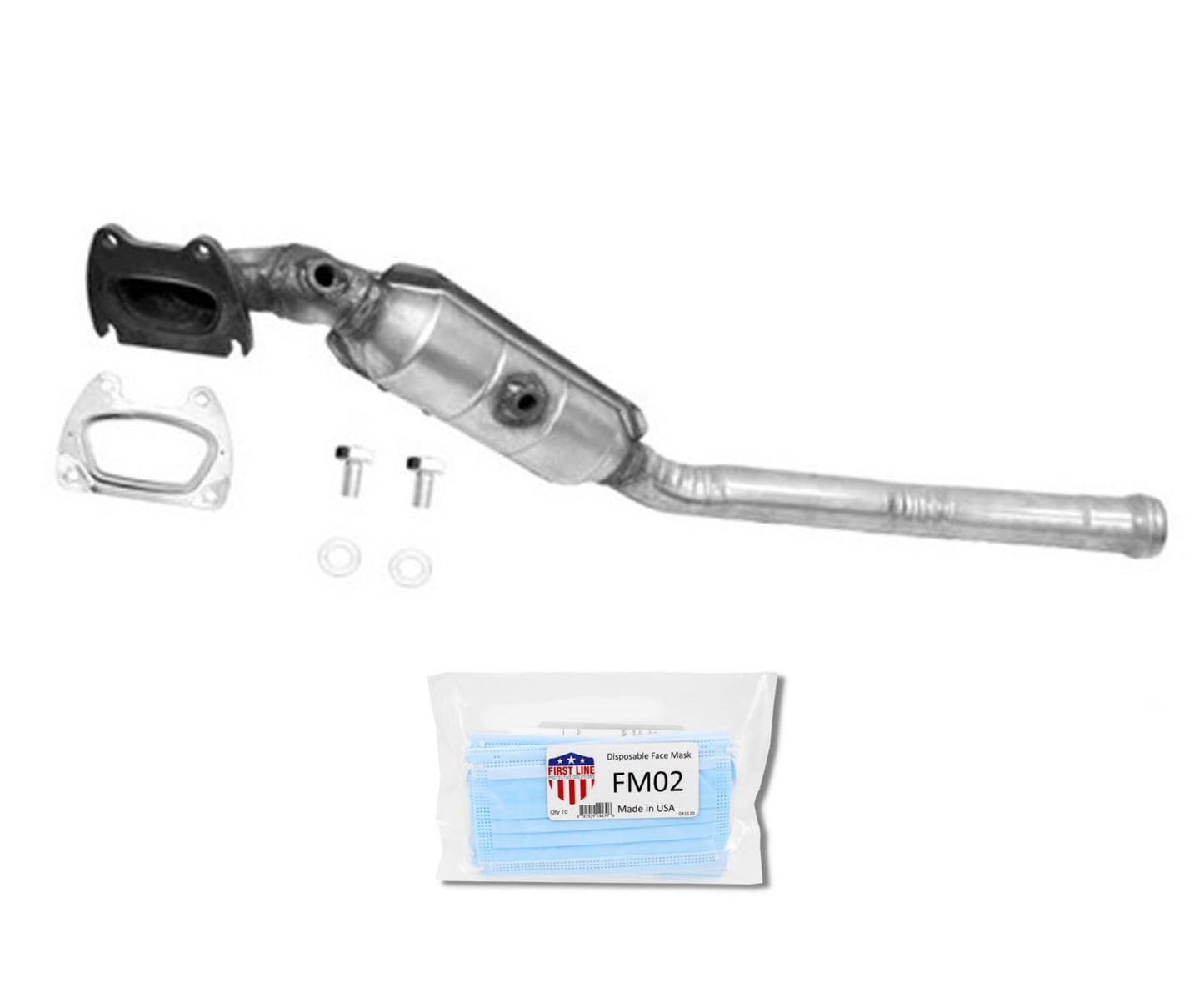 Passengers Side Pipe Catalytic Converter for 2013-2019 Jeep Grand Cherokee 3.6L