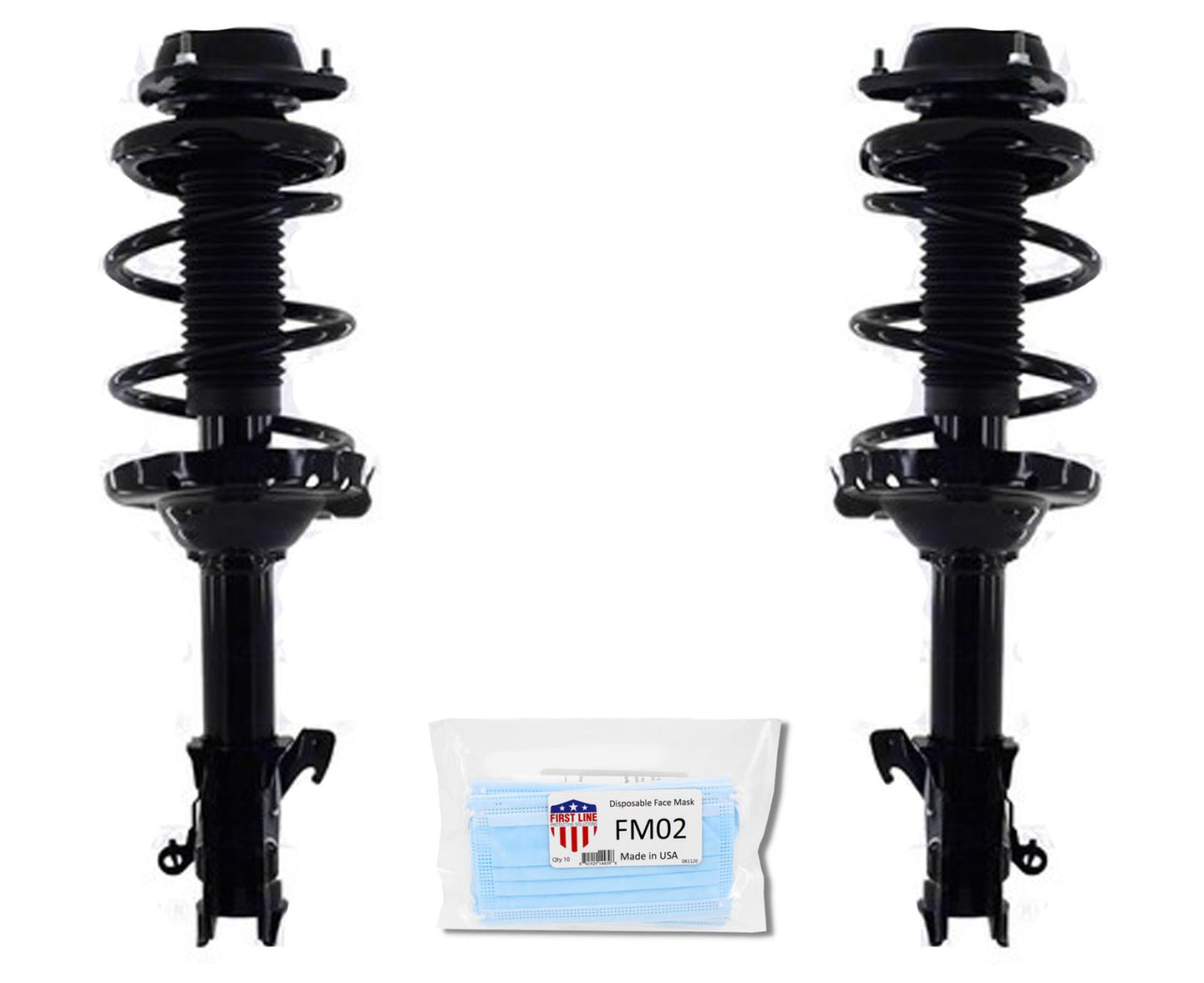 Complete Front Coil Spring Struts for 2018-2019 Subaru Outback 3.6L Engine