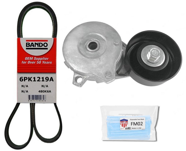 Engine Belt & Belt Tensioner For 2013-2019 Nissan Sentra 1.8L 119551KC0A