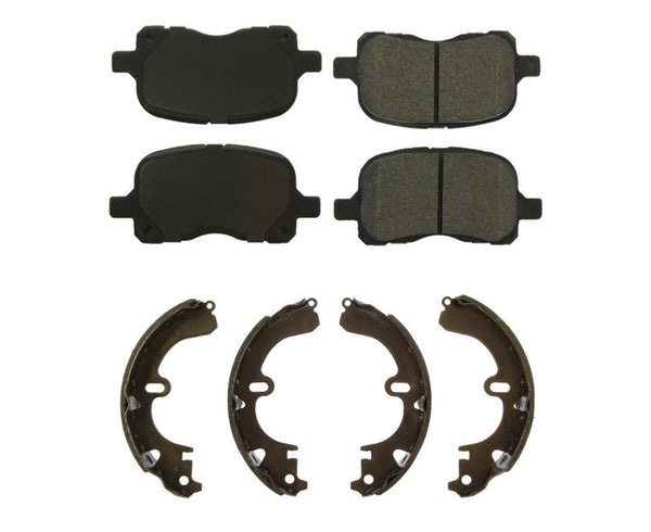 Fits Toyota Corolla 1998-2002 Front Ceramic Brake Pads & Rear Brake Shoes