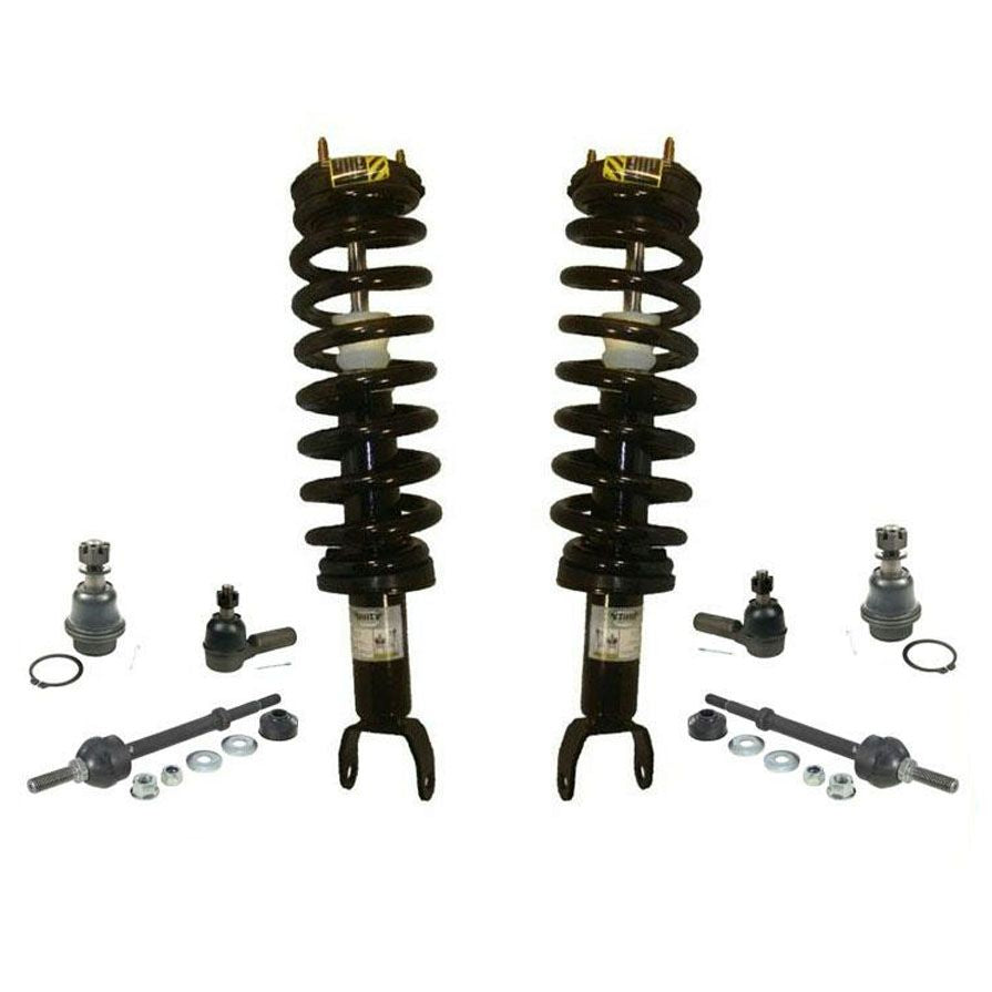 06-08 para Dodge Ram 1500 4x4 5 pernos puntales delanteros varillas de amarre juntas esféricas barras estabilizadoras