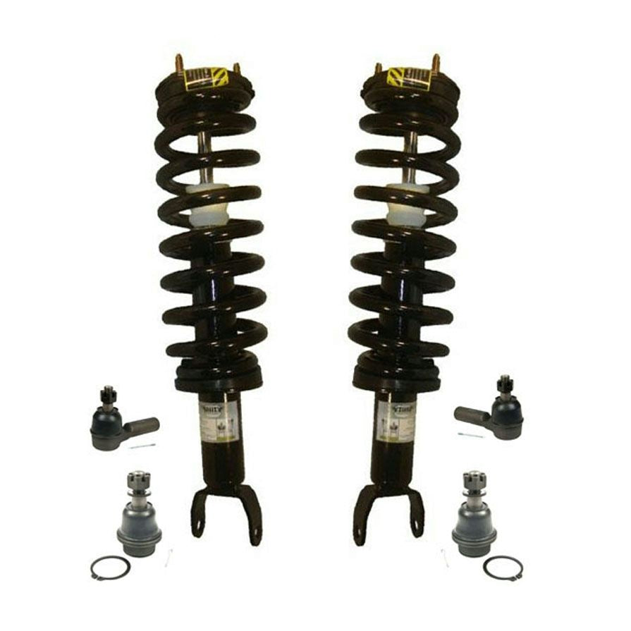 06-08 for Dodge Ram 1500 4x4 5 Stud Front Springs Struts Tie Rods & Ball Joints