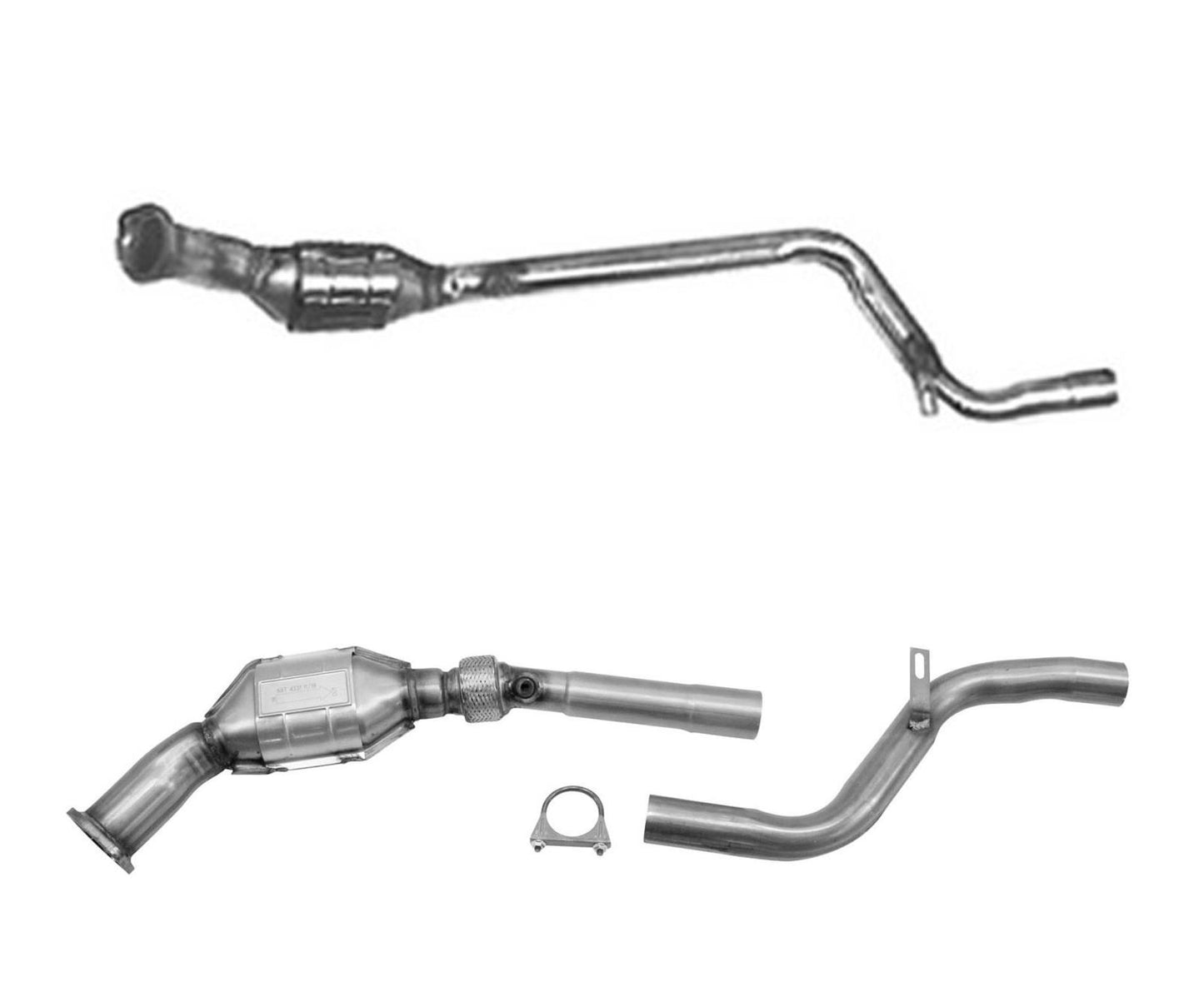 05-10 300 06-10 Cargador 2.7 3.5 Convertidores catalíticos de tubo flexible izquierdo y derecho (2)