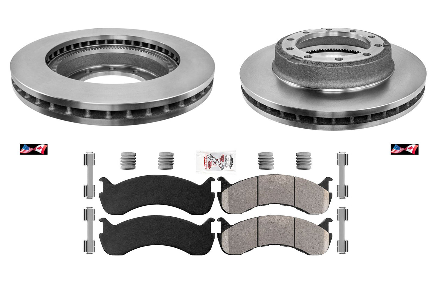 Brake Rotors Pad For Ford Freightliner IC International Thomas Bosch 73mm kit