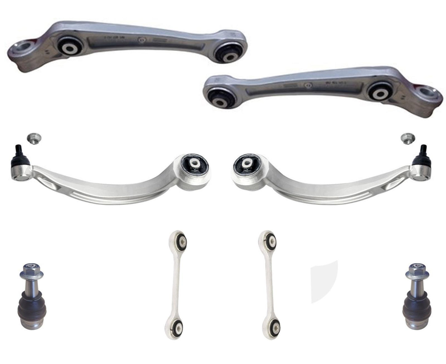 Bujes de brazo de control delantero, juntas esféricas para Audi Q5 Master 2009-2017, kit de 8 piezas