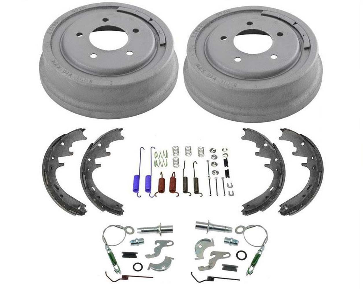 Tambores de freno, zapatas de freno, kit de 7 piezas para Ford F150 5 Stud 1997-1999