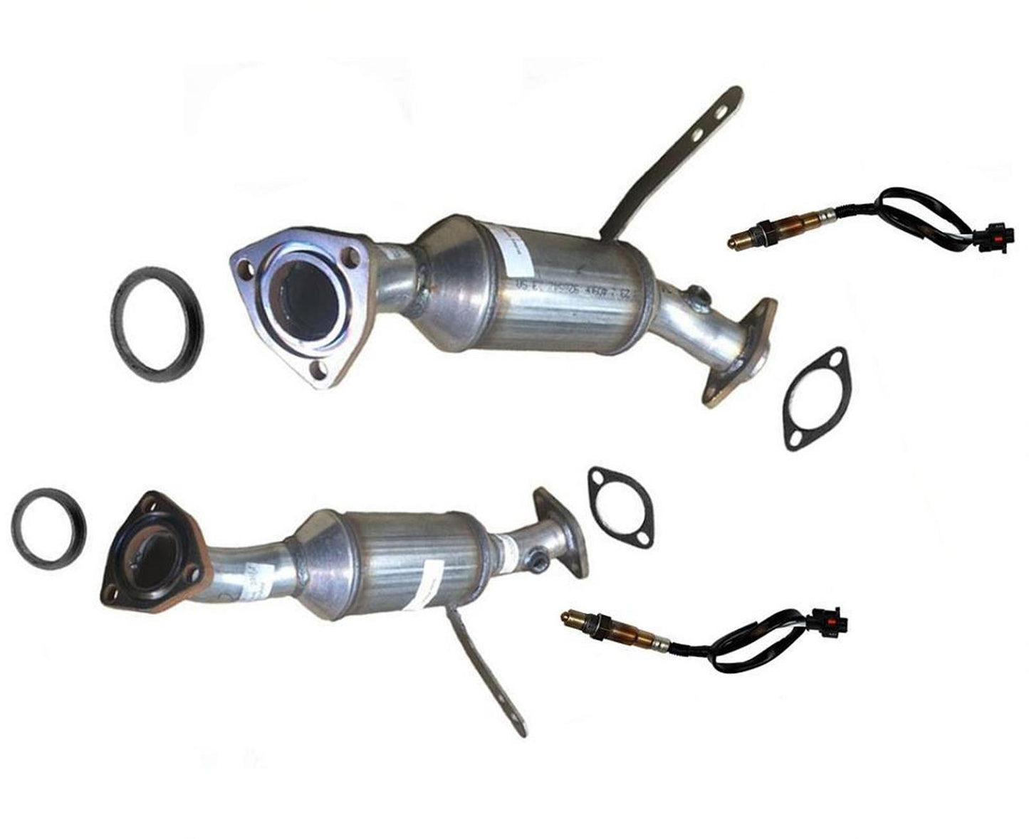 Left / Right Catalytic Converter w/ Gaskets & O2 sensors 03-04 Cadillac CTS 3.2L