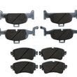 Pastillas de freno de cerámica delanteras y traseras para Audi A4 Quattro 2.0 Código CYMC 2017-2020