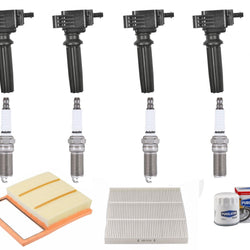 Direct Ignition Coils Spark Plugs Tune Up for 2017-2018 Fusion 2.0L 2.5L Natural