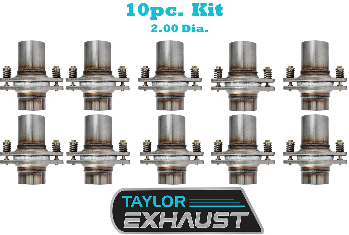 2" Exhaust Spherical Joint Repair Flange Universal Spring Bolt 10pc kit