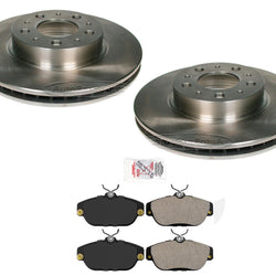 Compatible con rotores de freno delanteros y pastillas de freno metálicas Volvo 940 y Volvo 960 1991-1993.