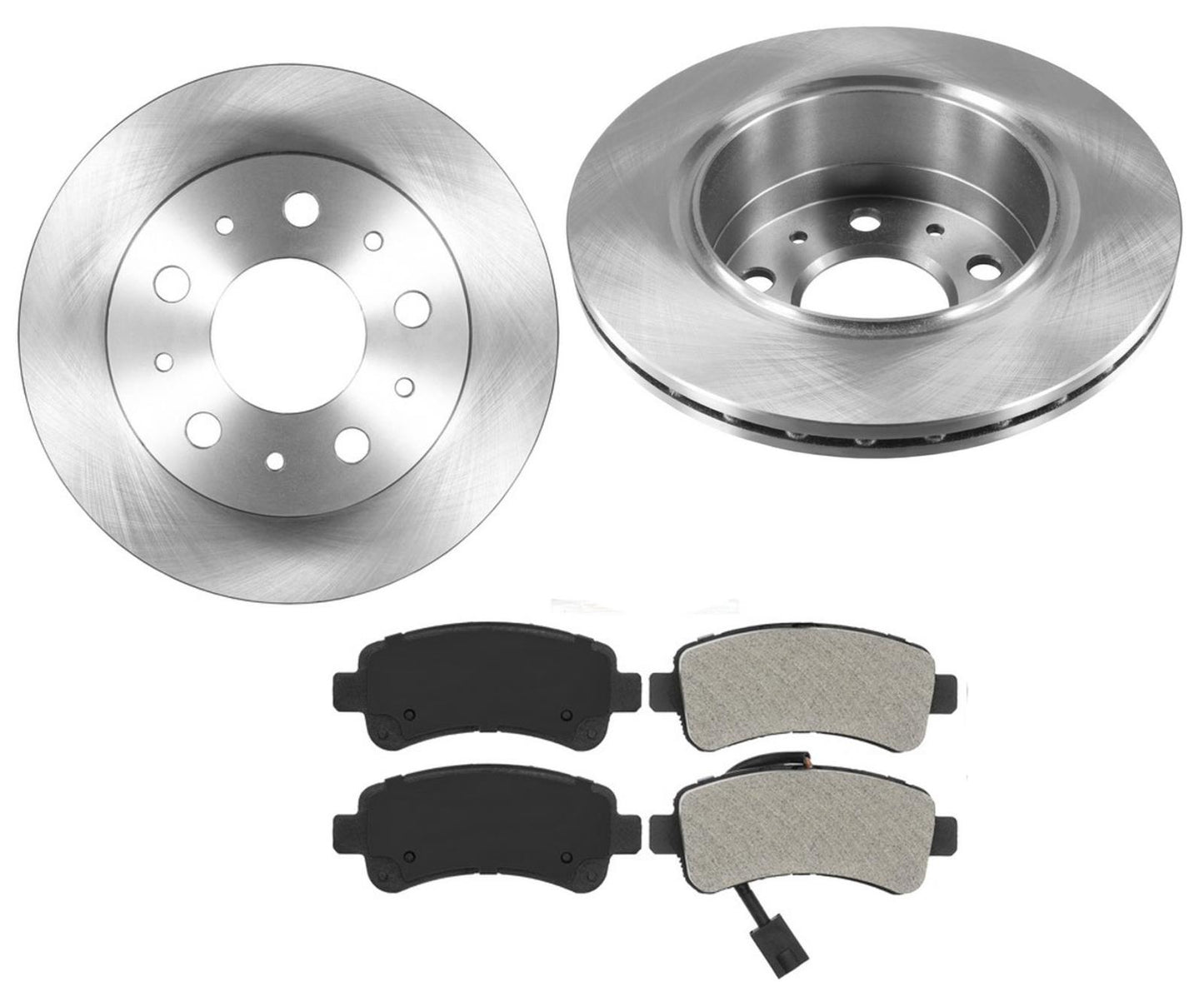 Rear VENTED Brake Rotors Pads Fits For 2014-2021 Ram Promaster 1500 2500