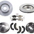 Fits 14-22 Ram ProMaster City Premium Front Brake Rotors Brake Pads Drums Shoes