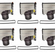 For 17-23 F250 6.7L Ford Powerstroke HC3Z9N184B Fuel Water Filter Kit 6 Pcs Kit