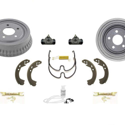 Fits For 1999-2005 Pontiac Grand Am Rear Left and Right Drums & Shoes 9pc Kit