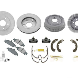 For 99-05 Pontiac Grand Am Disc Rotors Rear Left and Right Drums & Shoes 12pc kt