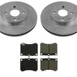 Fits 1991-1999 Chevrolet Tracer Escort Front Brake Rotors & Brake Pads