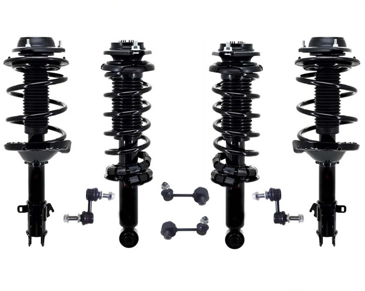 Front & Rear Coil Spring Struts Sway Bar Links for Subaru Legacy 8Pc 2013-2014