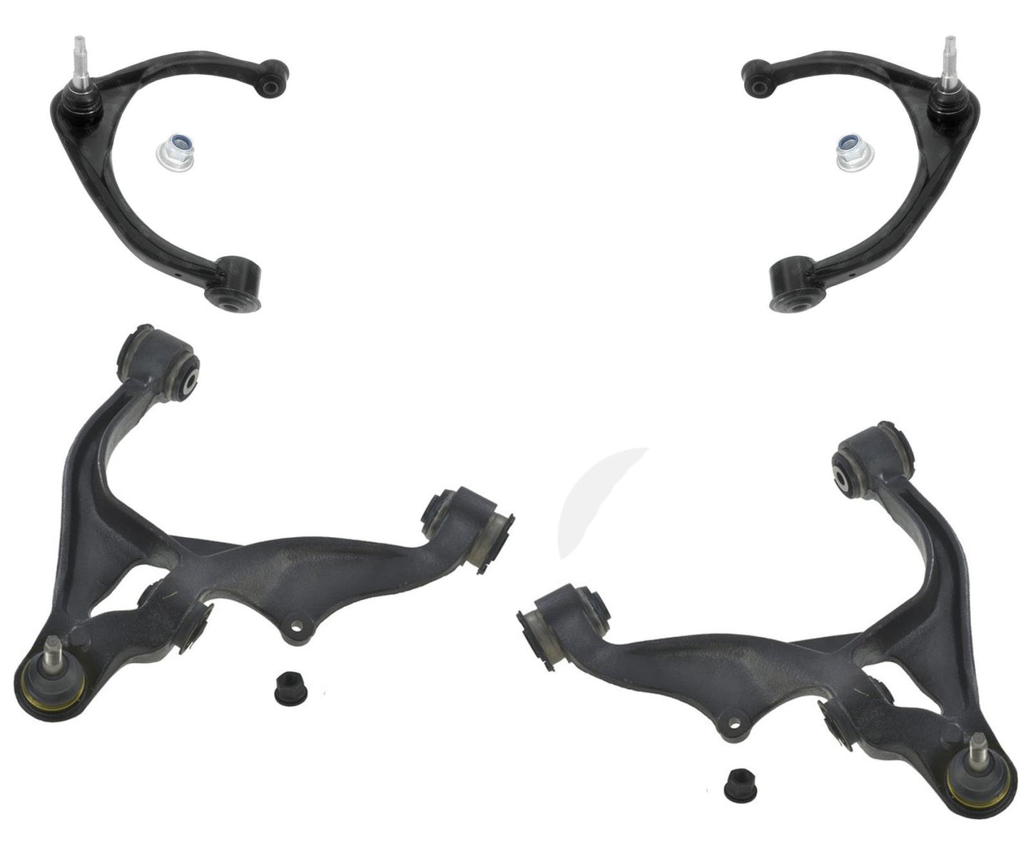 4 bujes de brazo de control superior inferior, junta esférica 09-18 Ram 1500, tracción en 4 ruedas