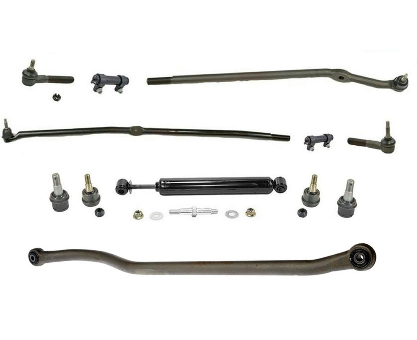 Se adapta a 03-07 Ram Pick Up 4x4 2500 enlace de arrastre barra estabilizadora de dirección bola J
