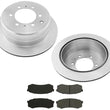 Fits 1993-1997 Landcruiser LX450 Rear Brake Rotor & Ceramic Pads