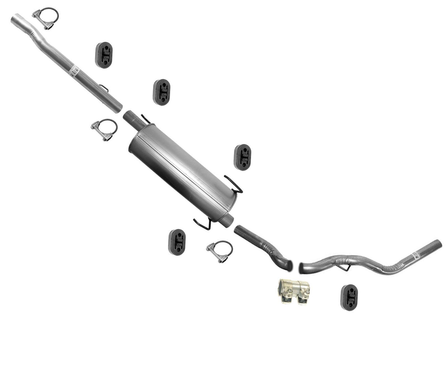 Sistema de escape silenciador para Dodge Ram 2500 5,7 2003-2009-distancia entre ejes de 160,5 pulgadas