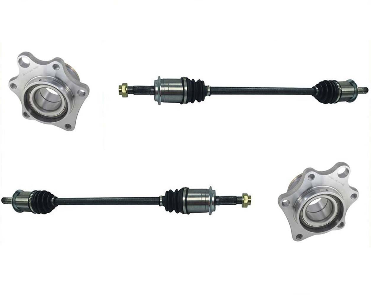 Eje trasero izquierdo y derecho CV y conjunto de cojinete de rueda para Element LX 03-08