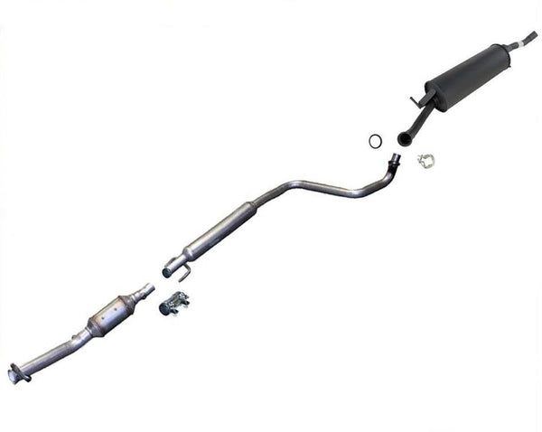 Para Toyota Echo 00-05 convertidor catalítico con tubo de escape trasero silenciador nuevo
