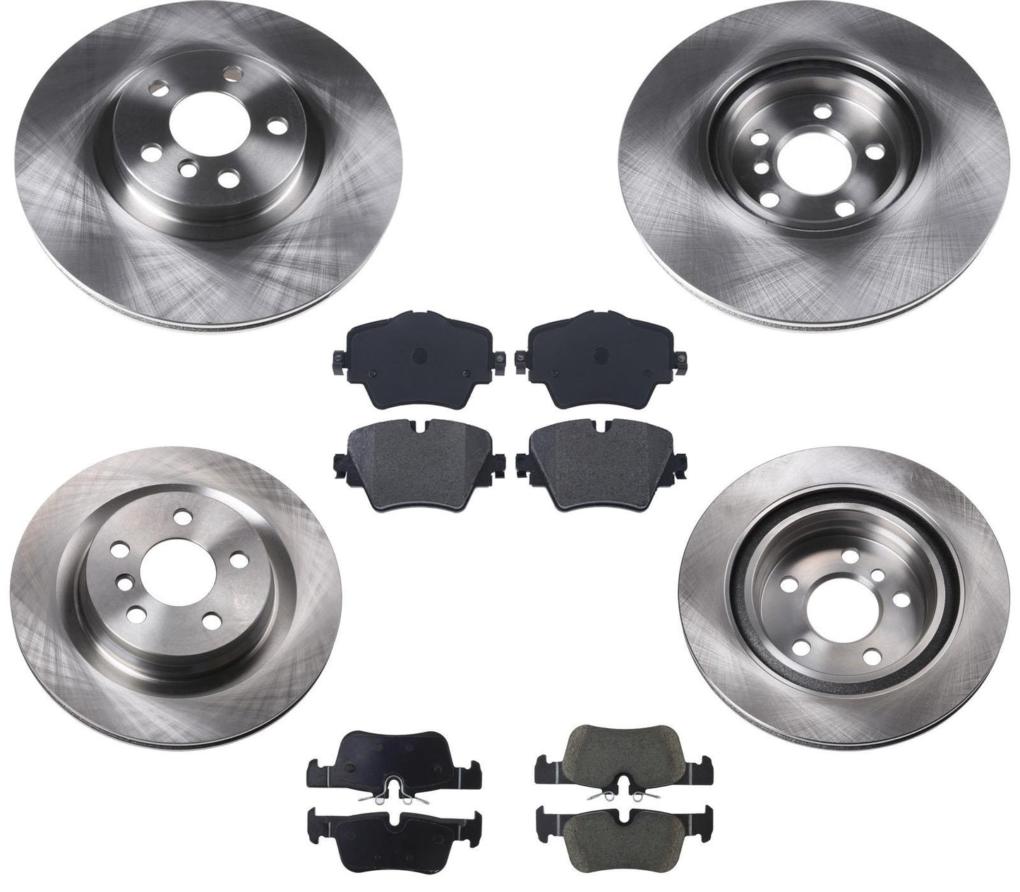 Frt & Rr Disc Brake Rotors OE Metallic Pads Fits 2016-2022 BMW X1 34116865713
