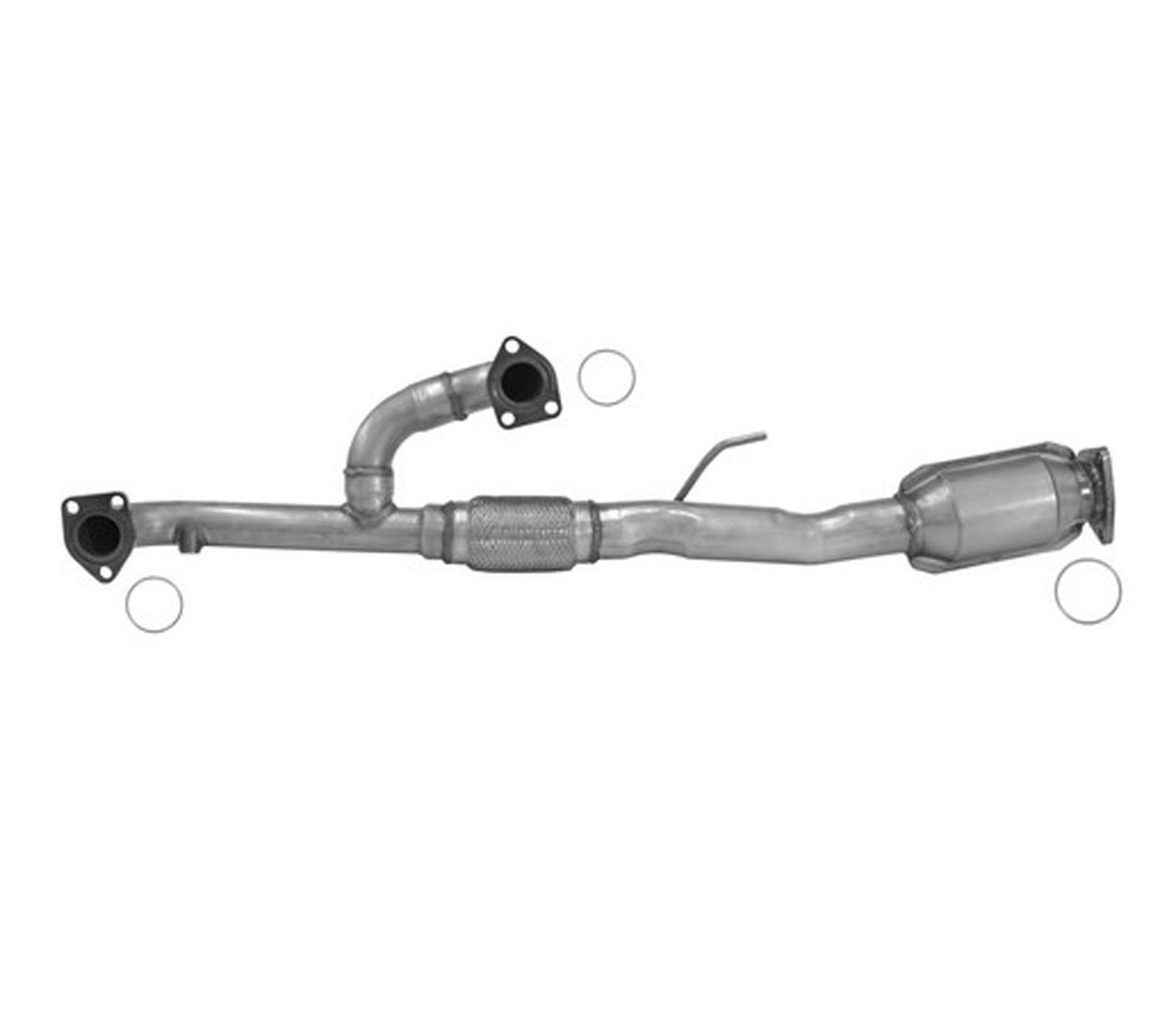 Tubo flexible del motor del convertidor catalítico inferior para Honda Accord Sedan 3.5 2013-2017